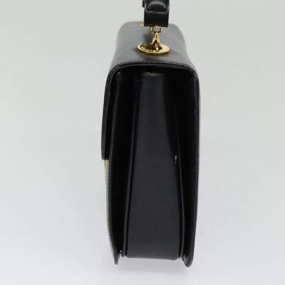 CELINE Hand Bag Leather Black Gold - Picture 5 of 12